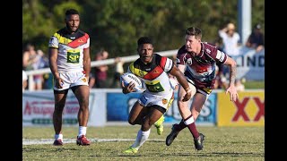 PNG Hunters v Burleigh Bears  Intrust Super Cup 2021  Round 5 Highlights [upl. by Horter104]