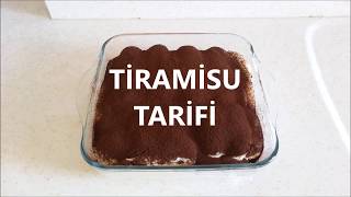 Evde Tiramisu Tarifi Kedi Dili Bisküvili [upl. by Annavoeg]