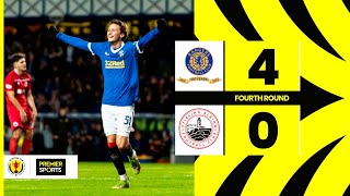 HIGHLIGHTS  Rangers 40 Stirling Albion  Alex Lowry stars on debut in Scottish Cup [upl. by Andris]