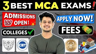 💥Top 3 MCA Entrance Exams India 2024🤩 MCA Colleges and Placements💥mca mcaexams mcacolleges [upl. by Nichani455]