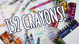 Unboxing 152 CRAYOLA CRAYONS The Ultimate Collection [upl. by Eberhart280]