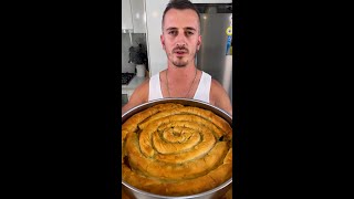 Spanakopita Spiral A Greek Spinach Pie Recipe [upl. by Zulch]