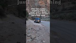 Dually trying to act like a Jeep LOL rvlife jeeplife couplescomedy [upl. by Schulman]