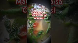 Sinigang na Matambaka sa Calamansi yummyfood pinoyfood [upl. by Mailiw]