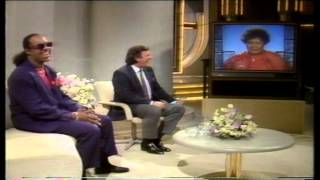 Stevie Wonder interview on Wogan with his mum circa 1985 [upl. by D'Arcy]