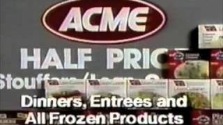 Acme commercial StouffersLean Cuisine sale  1990 [upl. by Adehsar]