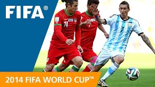 FWC 2014  Argentina v Iran  International Sign Highlights [upl. by Prisilla]