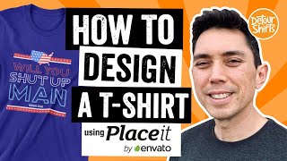 How To Make TShirt Designs Using Placeit [upl. by Warrick]