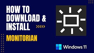 How to Download and Install Monitorian For Windows [upl. by Erodeht]