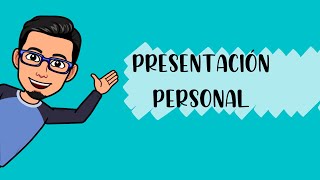 Video ejemplo de presentación personal [upl. by Eeuqram]