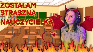 🤣 ZMIENIŁAM SIĘ W STRASZNĄ NAUCZYCIELKĘ 😱Teacher Simulator [upl. by Hesta]