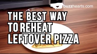 The best way to reheat leftover pizza  Lifehack [upl. by Anavoig]