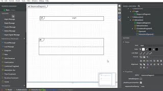 How to use Ref and Combined Fragment in Sequence Diagram  StarUML [upl. by Eatnuahs223]