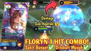 FLORYN 1 HIT COMBO BUILD FLORYN TERSAKIT 2024  FLORYN MAGE DAMAGE  FLORYN GAMEPLAY  MLBB [upl. by Ferriter]