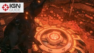 Batman Arkham Knight Bleake Island Riddler Trophies Part One [upl. by Eeldarb]