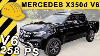 XKlasse X350d V6 TEST  MERCEDES X Klasse mit 258 PS als Amarok V6 Rivale [upl. by Arramahs253]