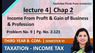 How to calculate Taxable Income from Business  Chapter 2 Problem No 9 Pg No 2121 [upl. by Decima]