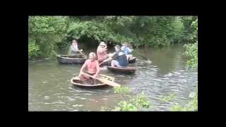 Coracle film at the water mill Mortimers Cross [upl. by Wallie253]