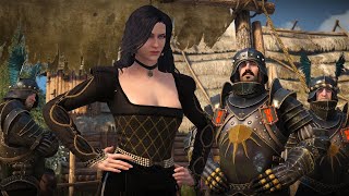 Witcher 3  Yennefer Hairworks Mod with In GameEngine Cutscenes [upl. by Chita]