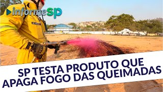 Teste com produto que apaga fogo das queimadas mais rápido é um dos destaques do Informe SP [upl. by Nylatsirhc686]