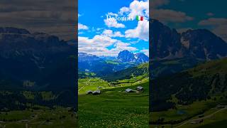 Spectacular Panoramic view over Dolomites from Seceda  Ortisei  Val Gardena shorts viral video [upl. by Zinck]