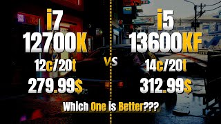 i7 12700k vs i5 13600KF  Which One Is Better🤔  16 Games Tested [upl. by Winer]