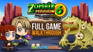 Zombie Mission 6 Walkthrough  2 Player Platform Game [upl. by Sehguh624]