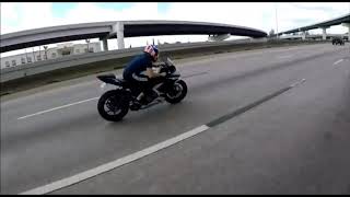 Motorcycle Wobble Save at 130MPH [upl. by Telfer]