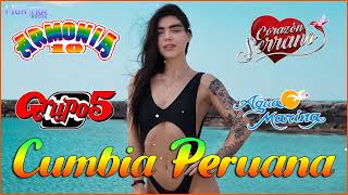 Cumbia Peruana Mix 2023 🍻 Armonia 10 Aqua Marina Grupo 5 Corazón Serrano  Mix Grandes Canciones [upl. by Annyrb]