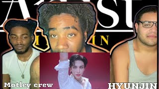 Artist Of The Month Motley Crew covered by Stray Kids HYUNJIN현진  October 2021 4K Reaction [upl. by Alban961]