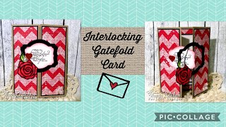 Interlocking Gatefold Card Tutorial [upl. by Kirtley]