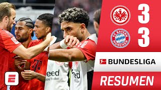 Bayern Munich sumó difícil empate por 33 ante el Eintracht Frankfurt en un partidazo  Bundesliga [upl. by Notelrac]