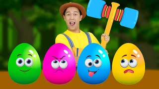 Surprise Eggs Kids Songs  TigiBoo  Nursery Rhymes [upl. by Barina]