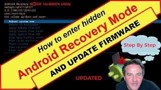 How to RESET your Android box and UPDATE FIRMWARE using ANDROID RECOVERY MODE [upl. by Flory]