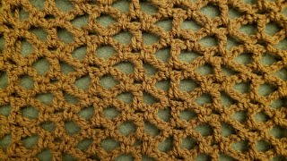 The Filigree Net Stitch  Crochet Tutorial [upl. by Adlai]