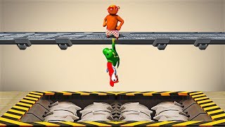 GREATEST WAY to TRAP FRIENDS  Gang Beasts [upl. by Aihsenat]