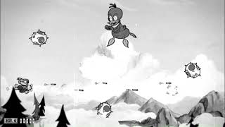 Cuphead Walllly Warbles  Aviary Action black and white [upl. by Yerxa]