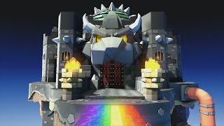 Black Bowsers Castle Final Level  Paper Mario Color Splash Walkthrough [upl. by Brey991]