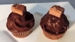 Recette des Cupcakes aux Mars chocolatcaramel  Williams Kitchen [upl. by Nell]