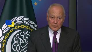 Arab League chief demands end of politicization of aid to Syria [upl. by Razaele711]