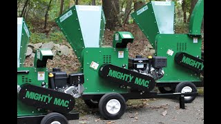 Wood Chipper Shredder Best Woodchipper Made in the USA Mighty Mac by MacKissic Inc WC475 [upl. by Buck]