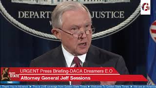 BREAKING NEWS Attorney General Jeff Sessions ENDS The DACA DREAMER Program [upl. by Jaclin]