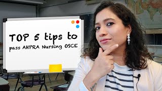 Top 5 Tips to pass AHPRARN OSCE [upl. by Poul]