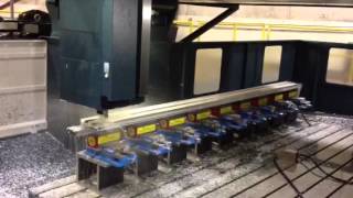 Machining Aluminum Extruded Plate [upl. by Orlena]