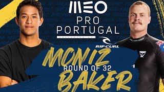 Seth Moniz vs Jackson Baker MEO Pro Portugal  Round of 32 Heat Replay [upl. by Inhoj]