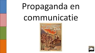 9 Propaganda en communicatie [upl. by Buck]