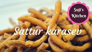 சாத்தூர் காரசேவ் வீட்டில் செய்துபாருங்கSattur karasev  Authentic recipe [upl. by Cheri]