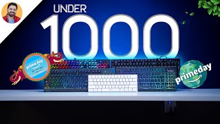 Top 3 Best Gaming Keyboard under 1000 of 2024  Best Gaming keyboards of 2024  Prime Day Sale [upl. by Jacobine]