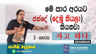 korean Exam 2024  2025  자고 하다  කොරියානු භාෂා ව්‍යාකරණ GRAMMAR [upl. by Marie]