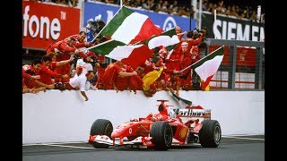 F1 Ferrari F2004 Michael Schumacher vs F1 1997 Grand Prix at Old Spa [upl. by Devina]